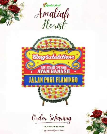 Sewa Papan Bunga Gedung Resepsi Bogor